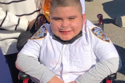 WCBS Feature: 7-Year-Old Honorary NYPD Officer Diagnosed With Chronic Respiratory Failure Leaves Hospital